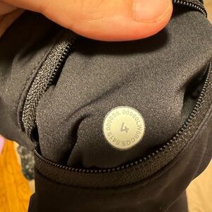 Lululemon Speed Wunder 25” pant *speckle shine black/deap coal/silver